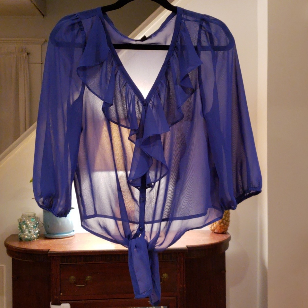 Tie Front Blouse
